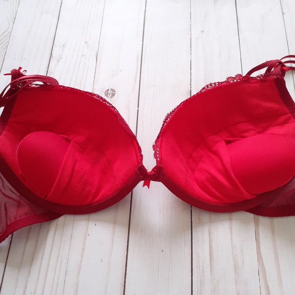 NWT Adore Me Abela Push Up Bra in Red Size 36B - Picture 10 of 14
